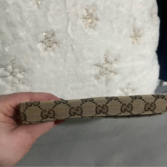 ✨Authentic Gucci Tan and Brown Monogram Wallet - Picture 4 of 12